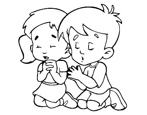 600x470 Child Praying Coloring Page Synthesis.site
