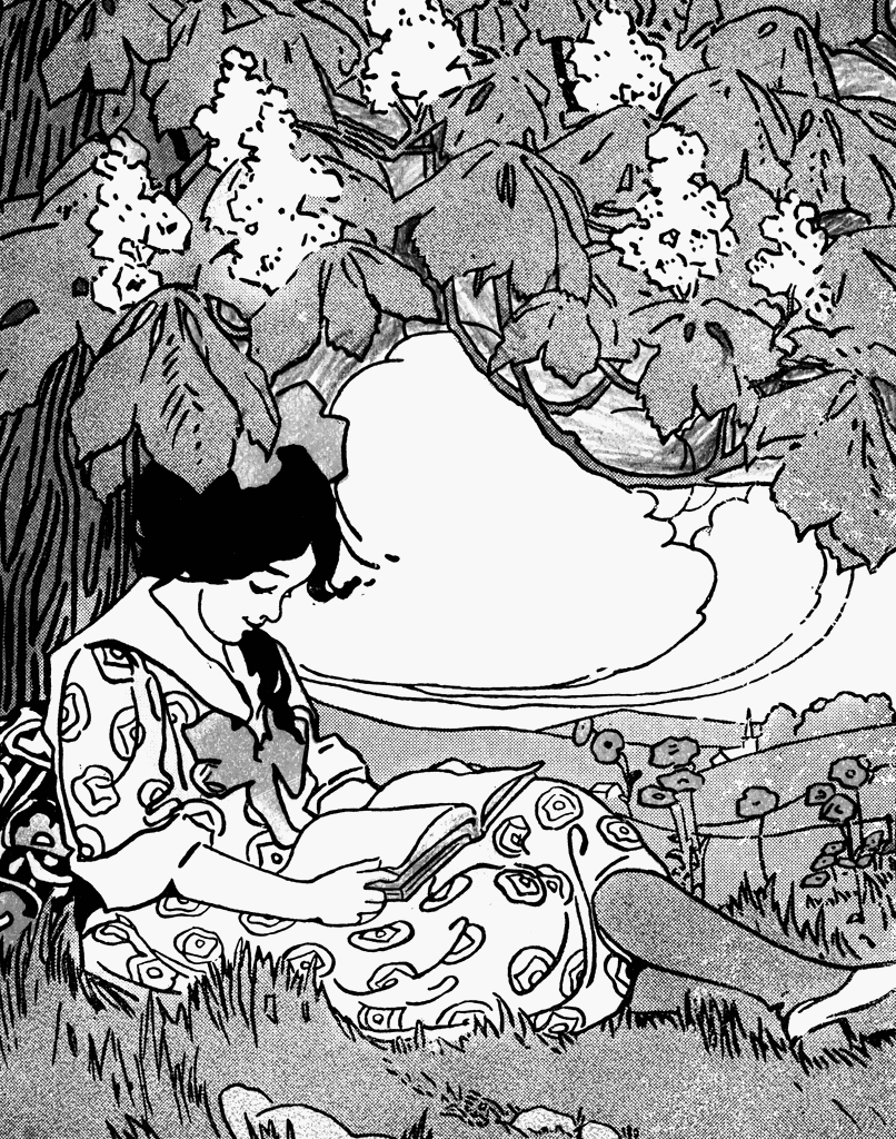 806x1024 Girl Reading Clipart Etc