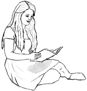 290x302 Girl Reading By Brightblacklightning