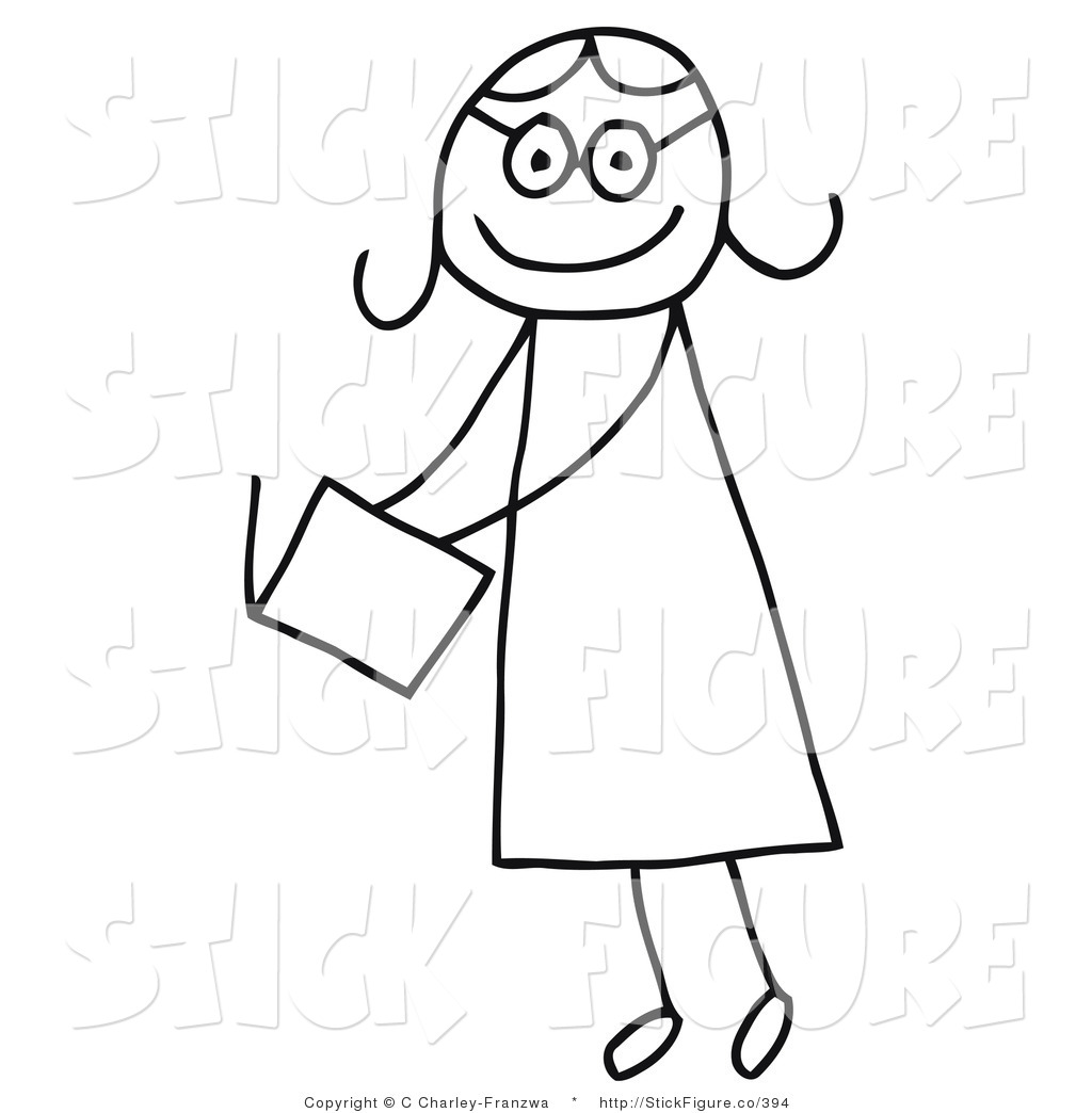 1024x1044 Little Girl Clipart Stick Man