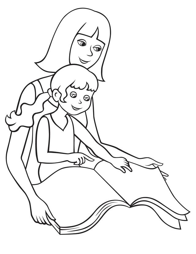 640x828 Mom And Girl Reading