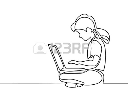 450x338 Boy And Girl Drawing On Paper. Back To School Concept. Continuous