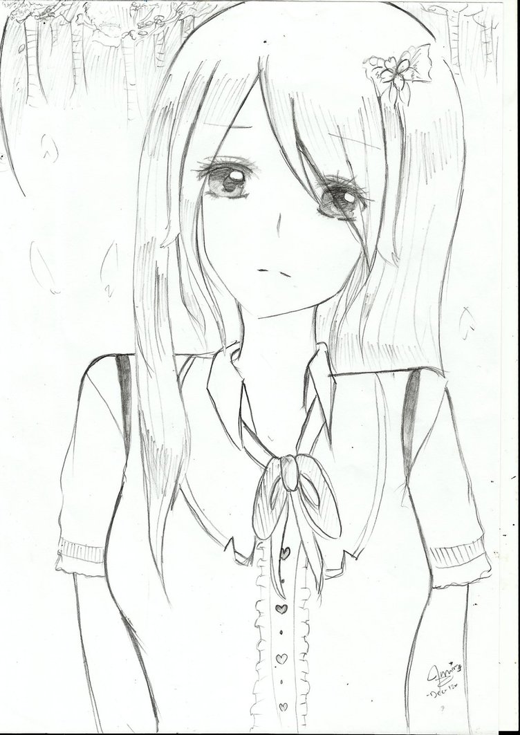 752x1063 Sad Girl By Xxakimiannxx