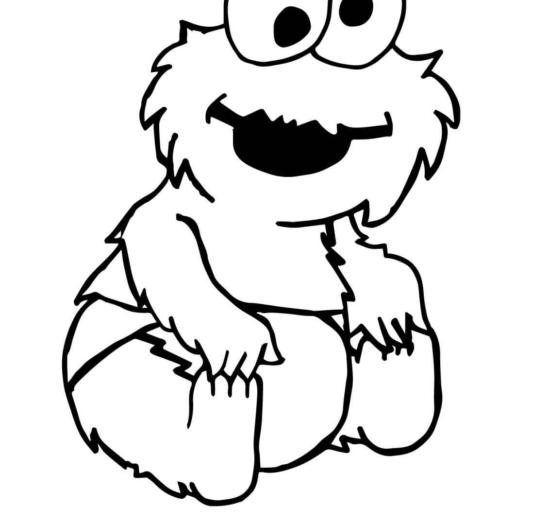 1131x1080 Cookie Monster Coloring Pages Cookies Page Free Printable Kids