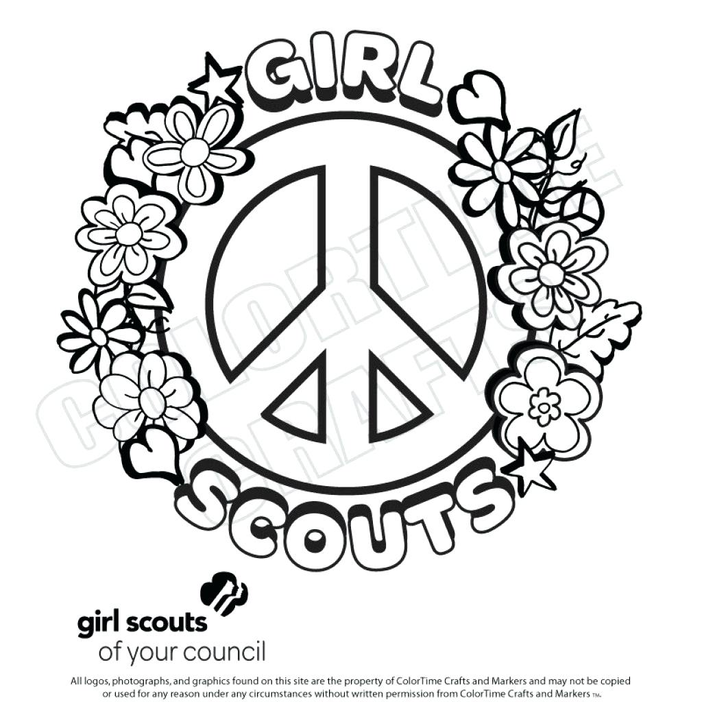 1024x1024 Coloring Girl Scout Cookie Coloring Pages