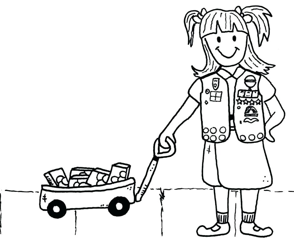 Girl Scout Cookie Drawing at GetDrawings | Free download