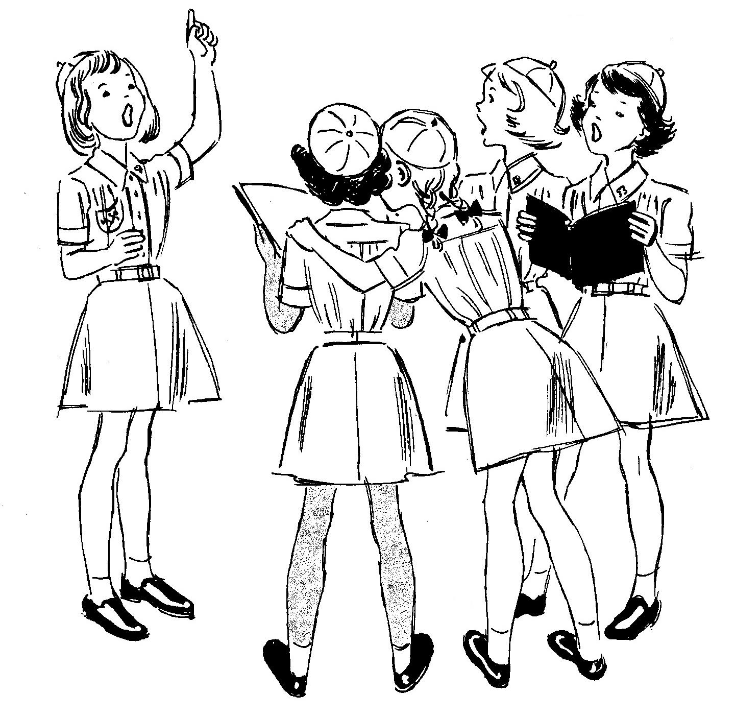 1440x1404 My Dream Vintage Girl Scout Troop