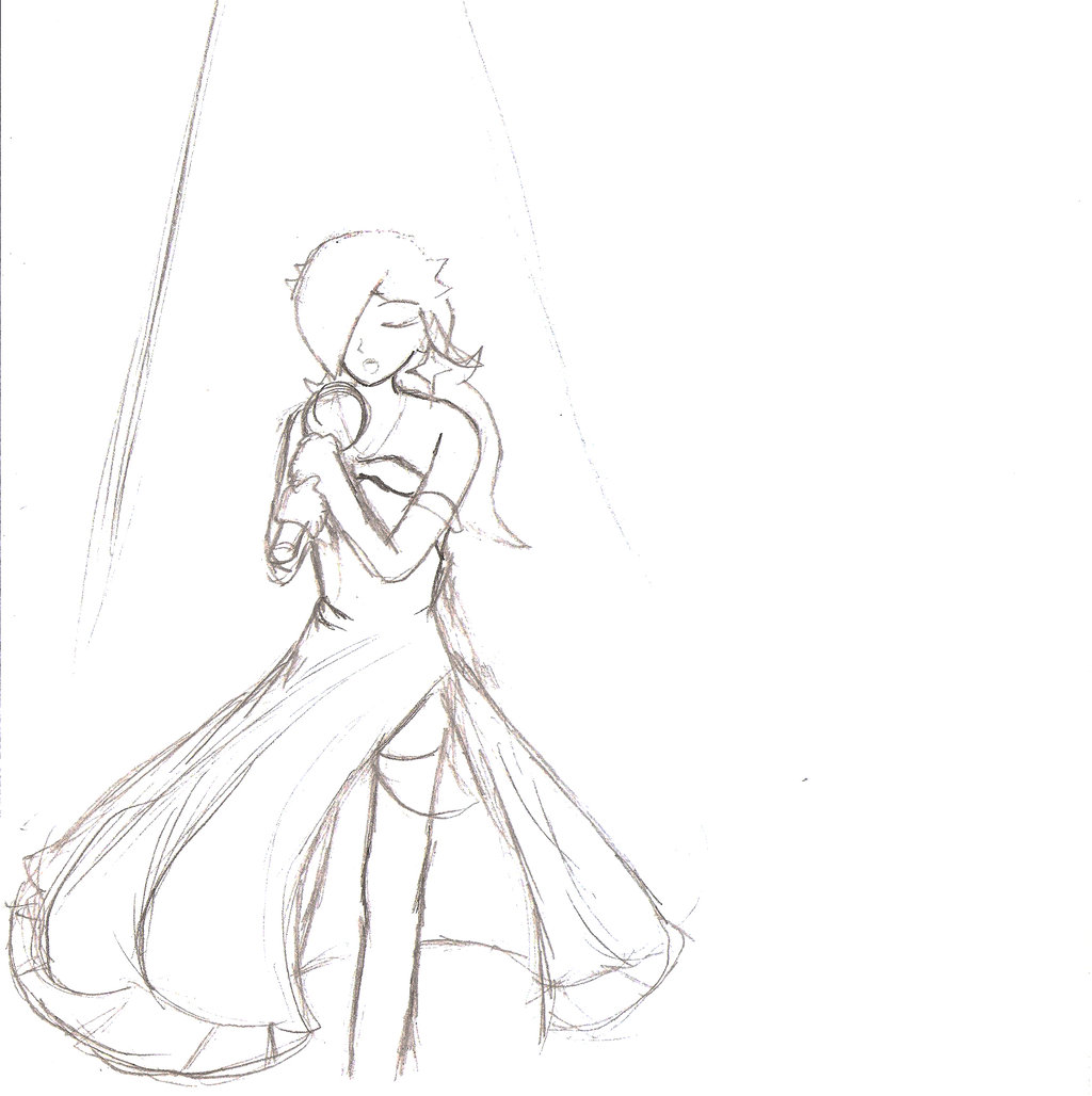 1024x1028 Rosalina Singing Sketch By Xero J