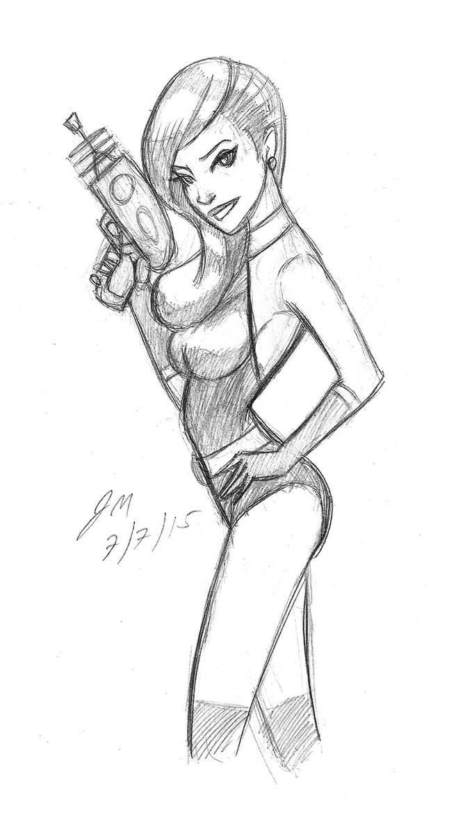 669x1193 Daily Sketch Space Girl 070715 By Jrmurray76