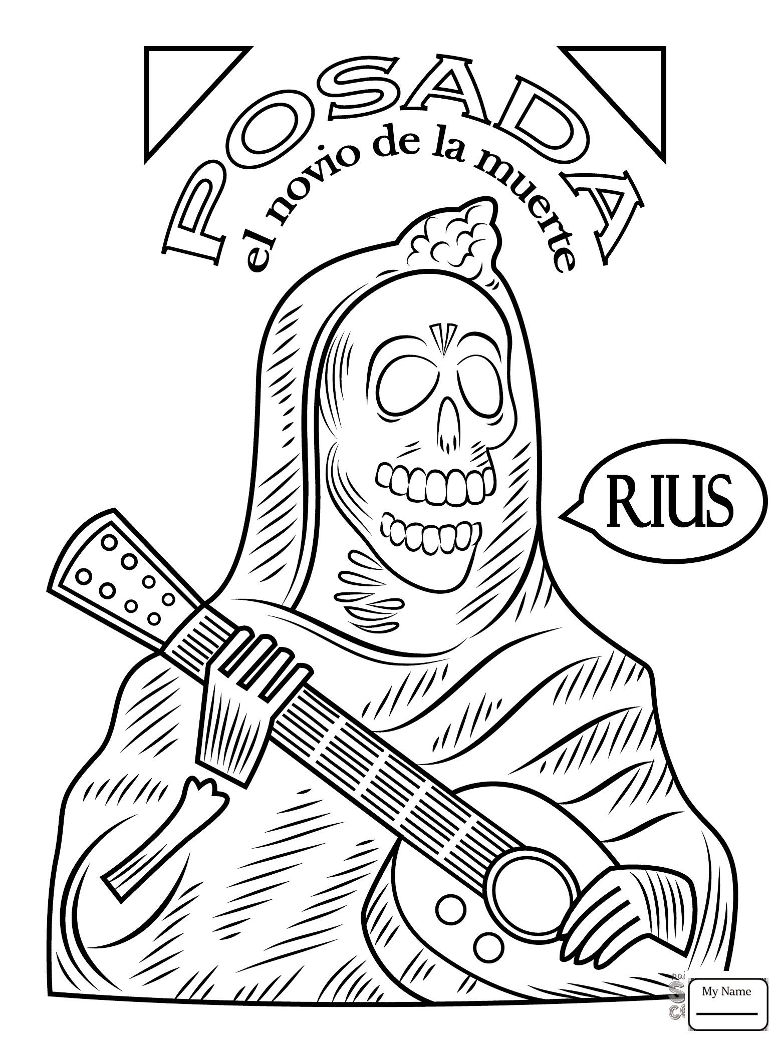 1557x2087 Day Of The Dead Girl Skull Holidays Coloring Pages For Kids