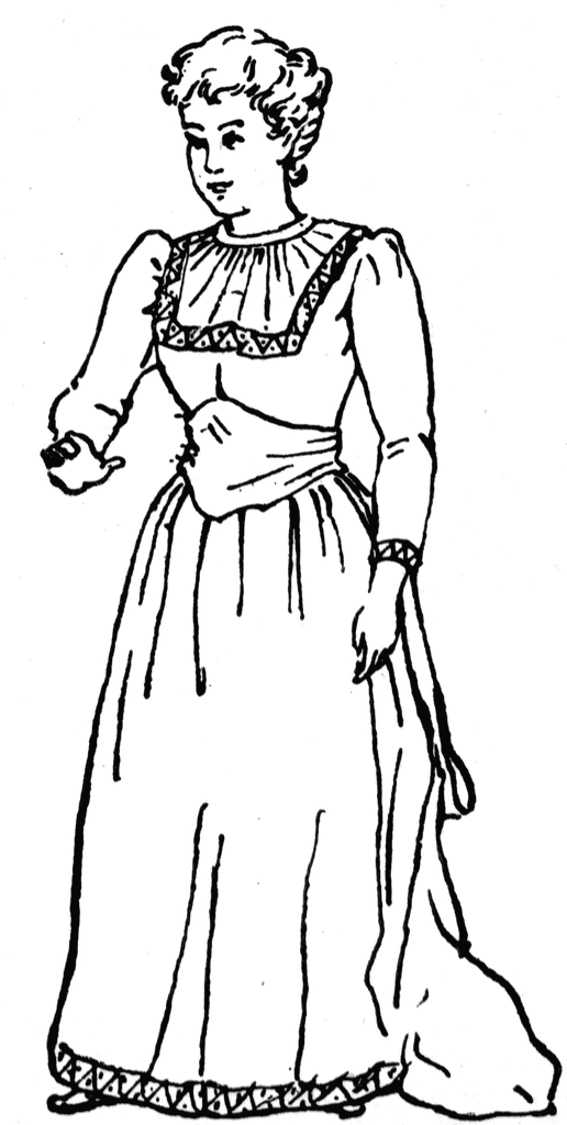 516x1024 Girl Standing Clipart Black And White