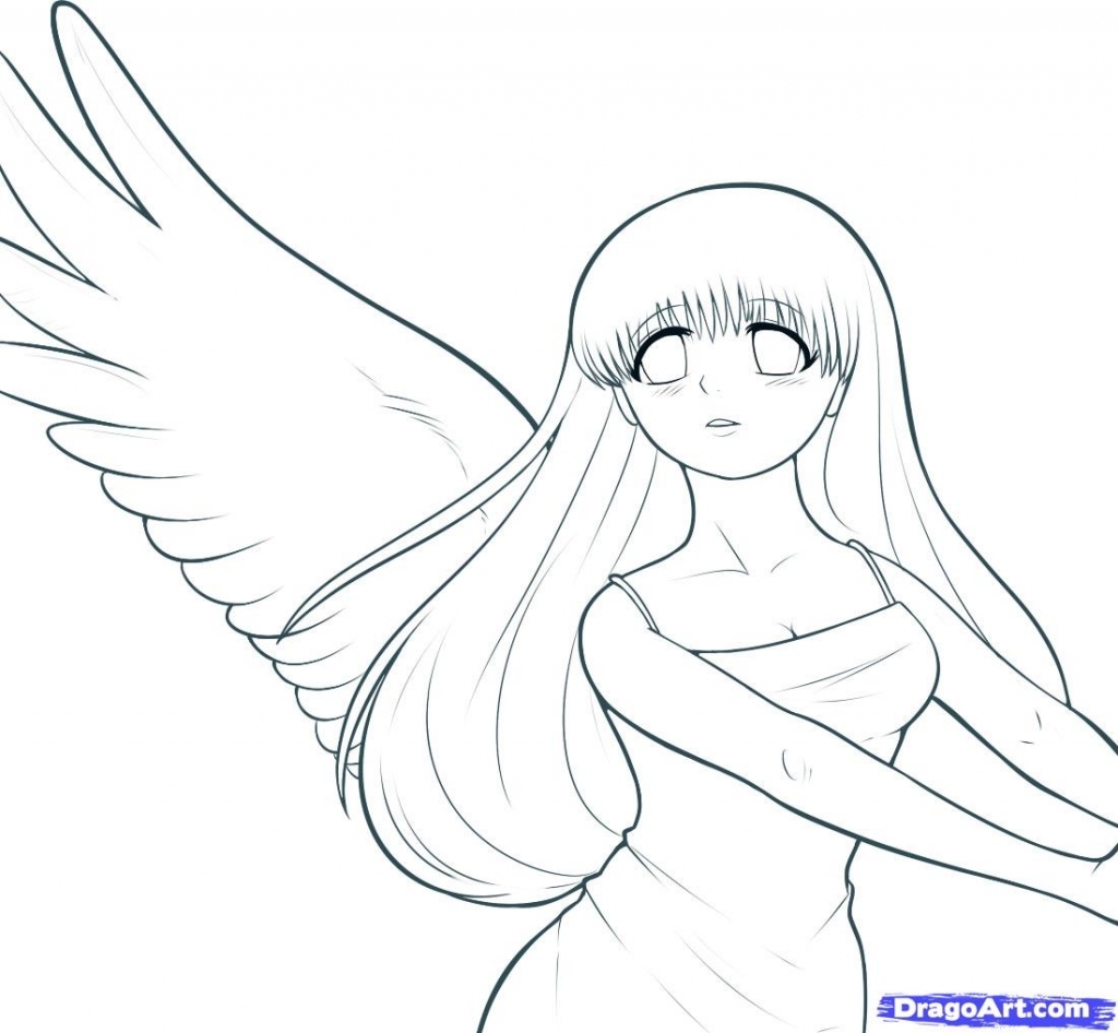 1024x946 Easy Anime Drawings Easy Anime Drawings Step Step How To Draw Easy