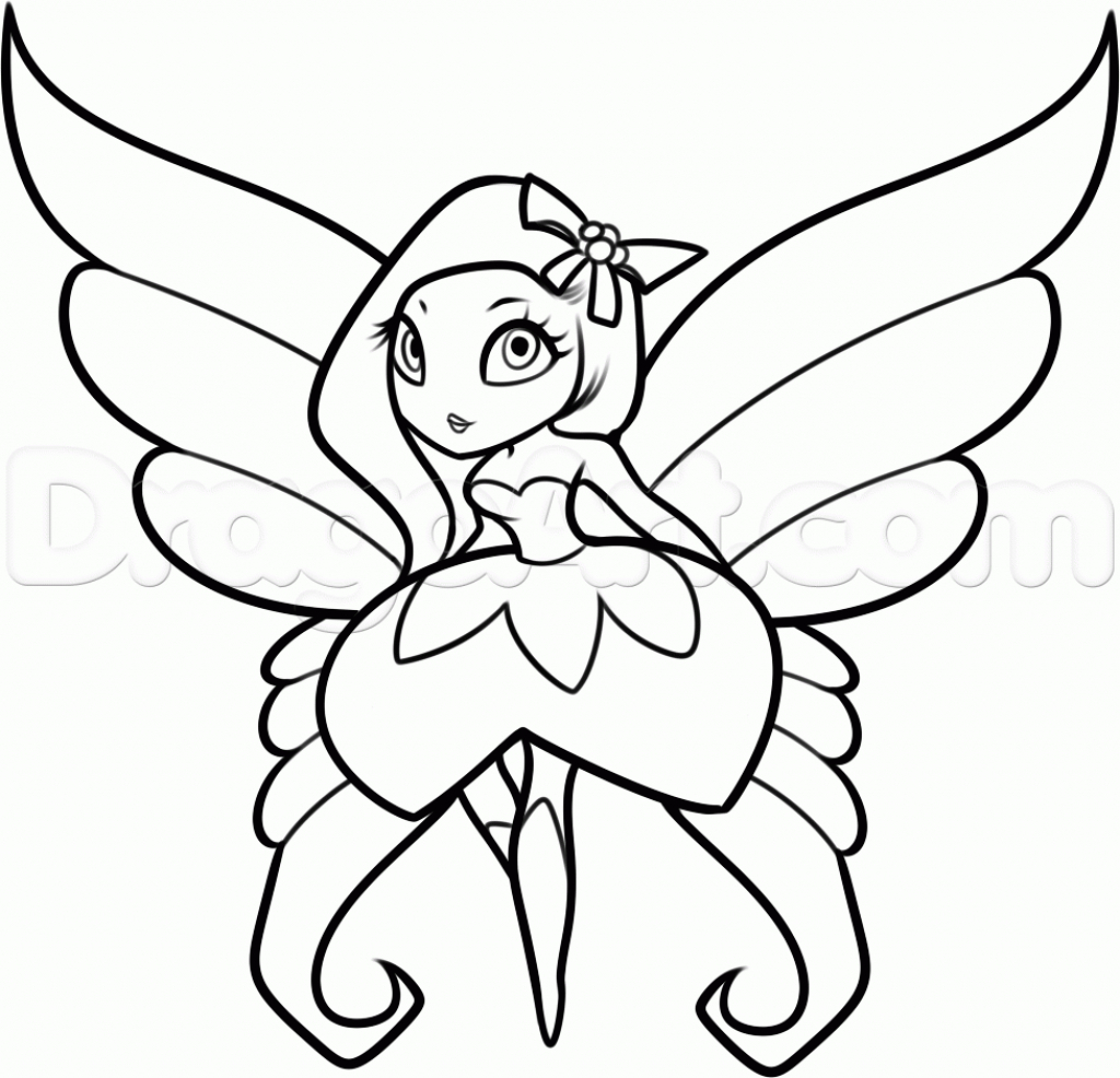 1024x986 Fairy Sketch Step By Step 10. How To Draw A Fantasy Fairy, Fantasy