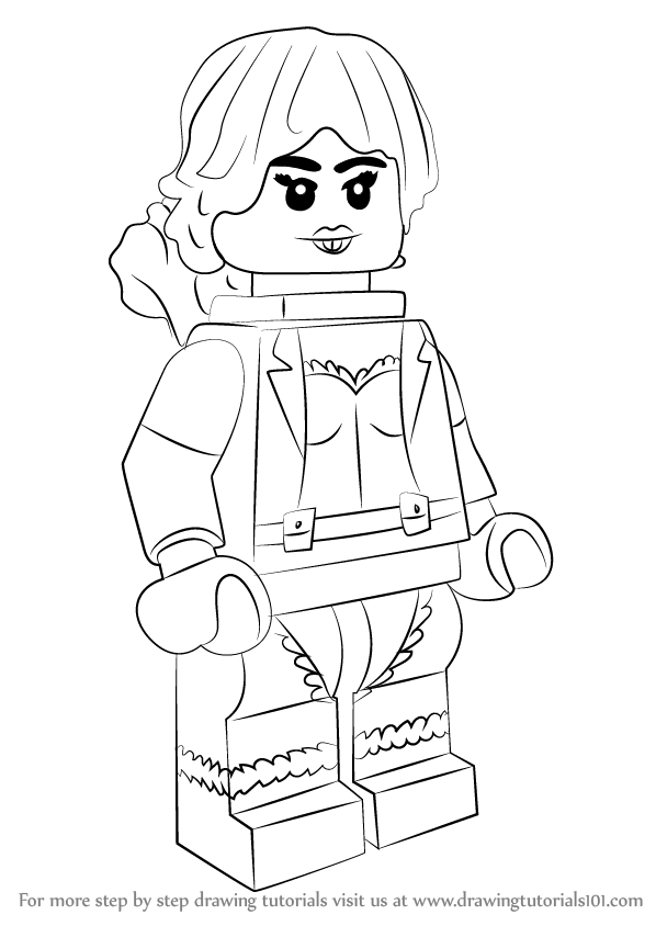 598x844 Learn How To Draw Lego Squirrel Girl (Lego) Step By Step Drawing