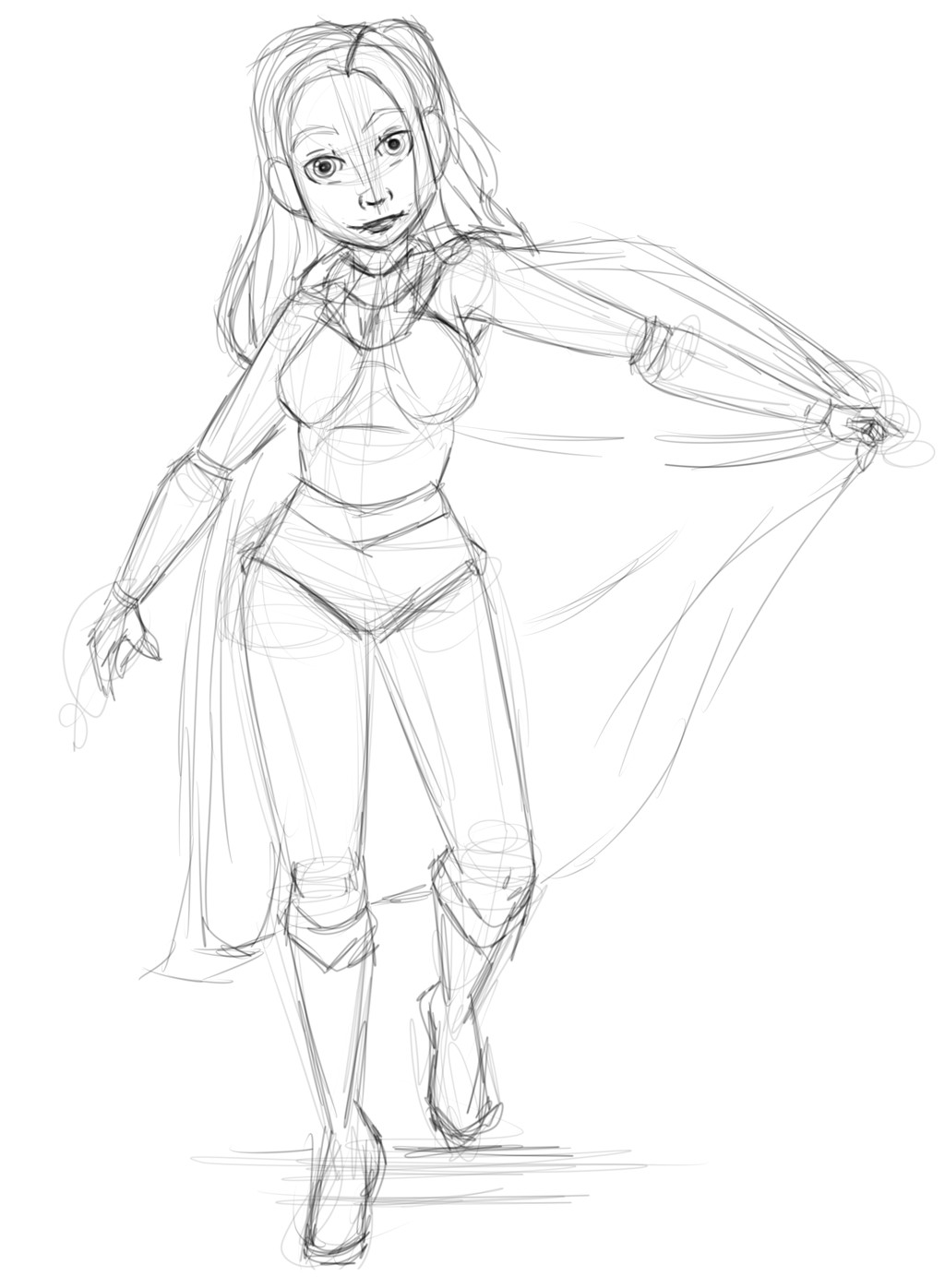 1024x1396 Superhero Girl