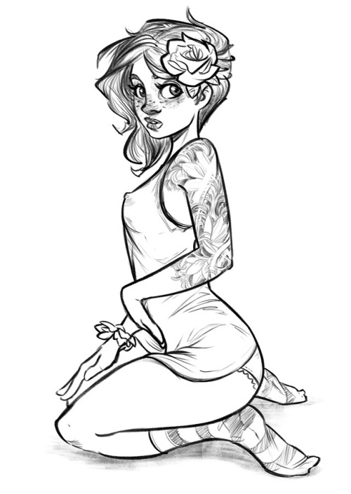 500x705 Pinup Girl Tattoo Designs Tumblr