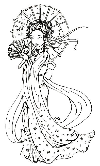 394x656 Cool Tattoo Zone Japanese Geisha Tattoo Designs Gallery