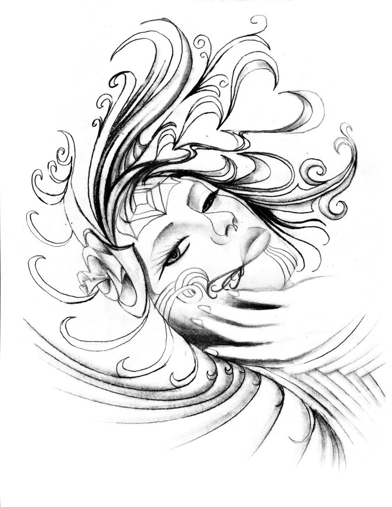 786x1017 Day Of The Dead Girl Tattoo Design By Neogzus