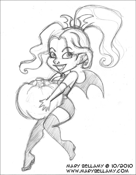 459x592 Halloween Vampire Girl By Marybellamy