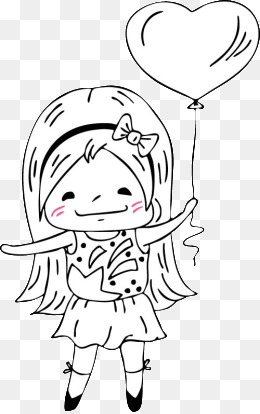 260x414 Girl Holding Balloons Png Images Vectors And Psd Files Free