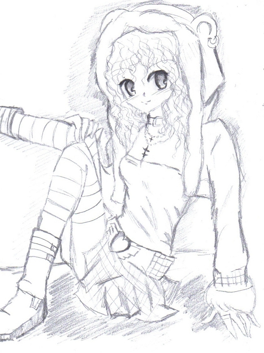 843x1126 Anime Curly Hair By Blueabyss96