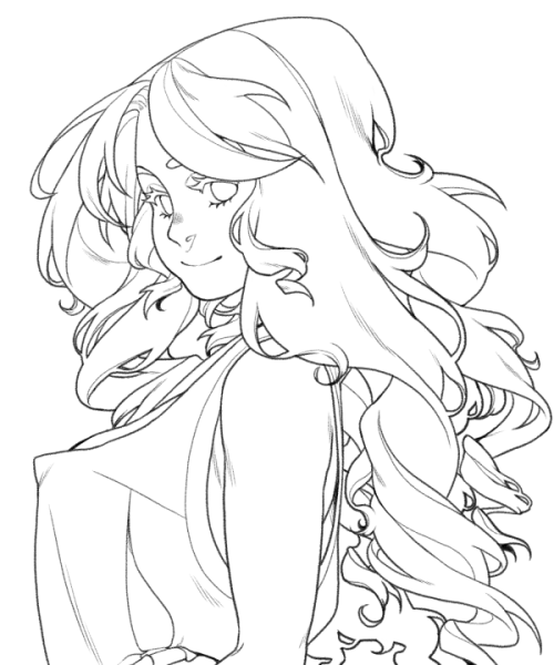 500x600 Curly Hair Oc Tumblr