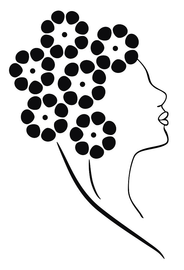 613x900 Flower Girl Painting By Frank Tschakert