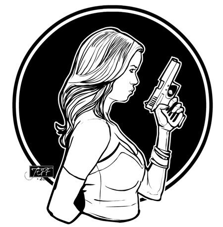 450x458 Sod.017 Girl With Gun Heromachine Character Portrait Creator