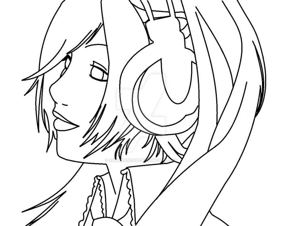 900x720 Girl With Headphones By Xiambiancax