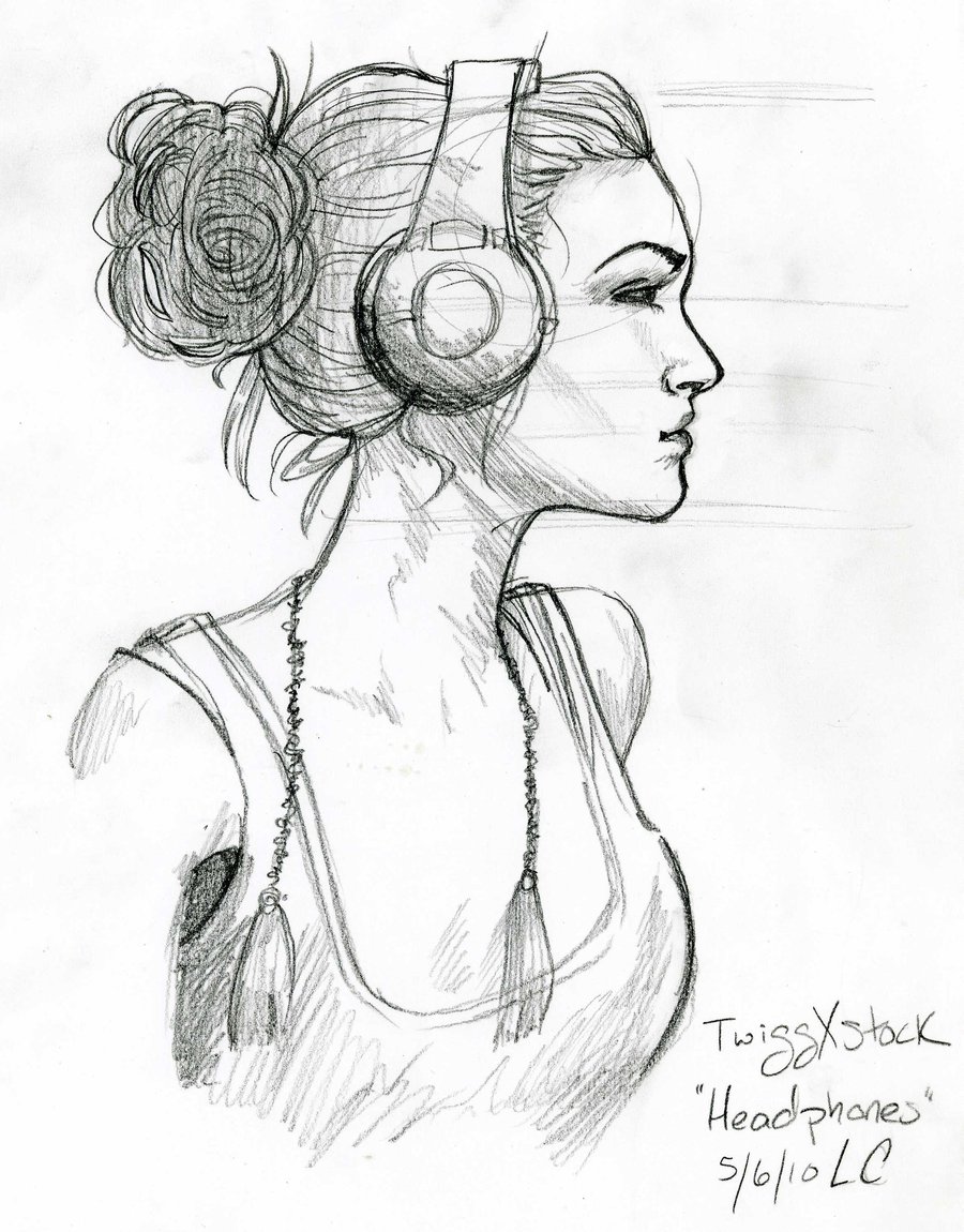 900x1150 Headphones Drawing Tumblr