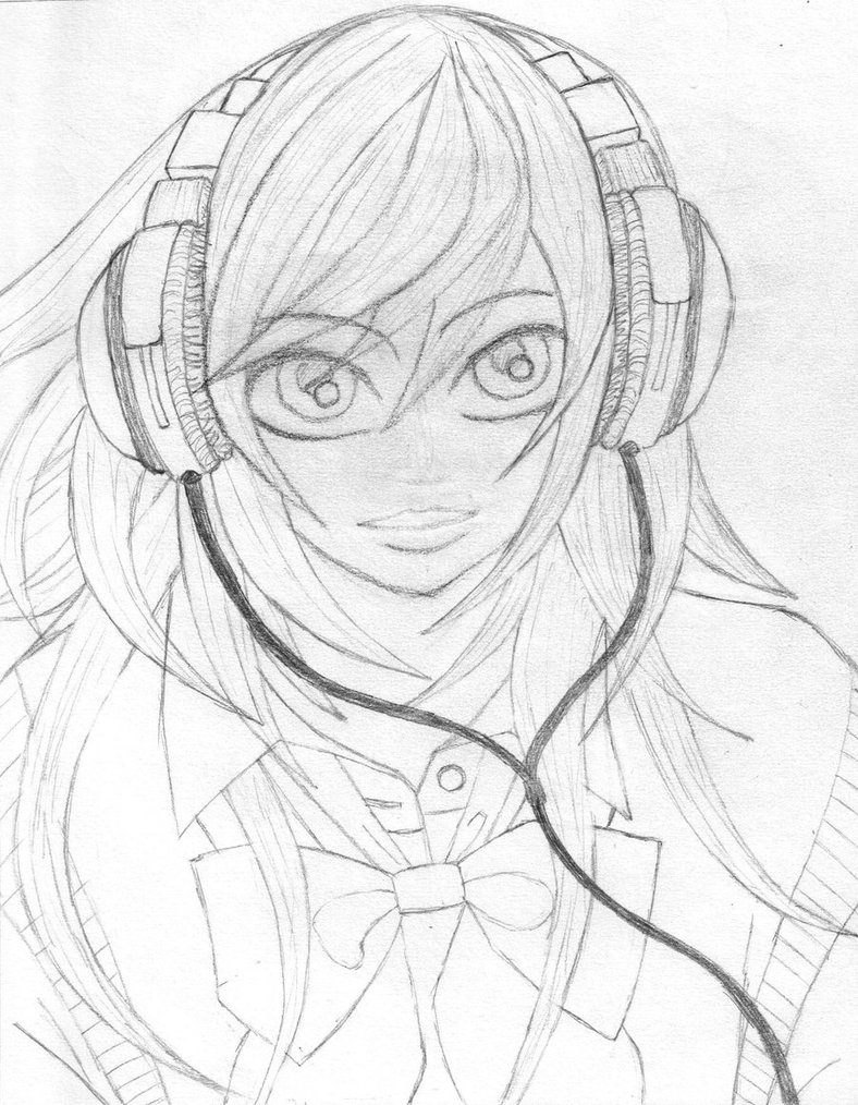 788x1014 Headphones By Otakufangirl69