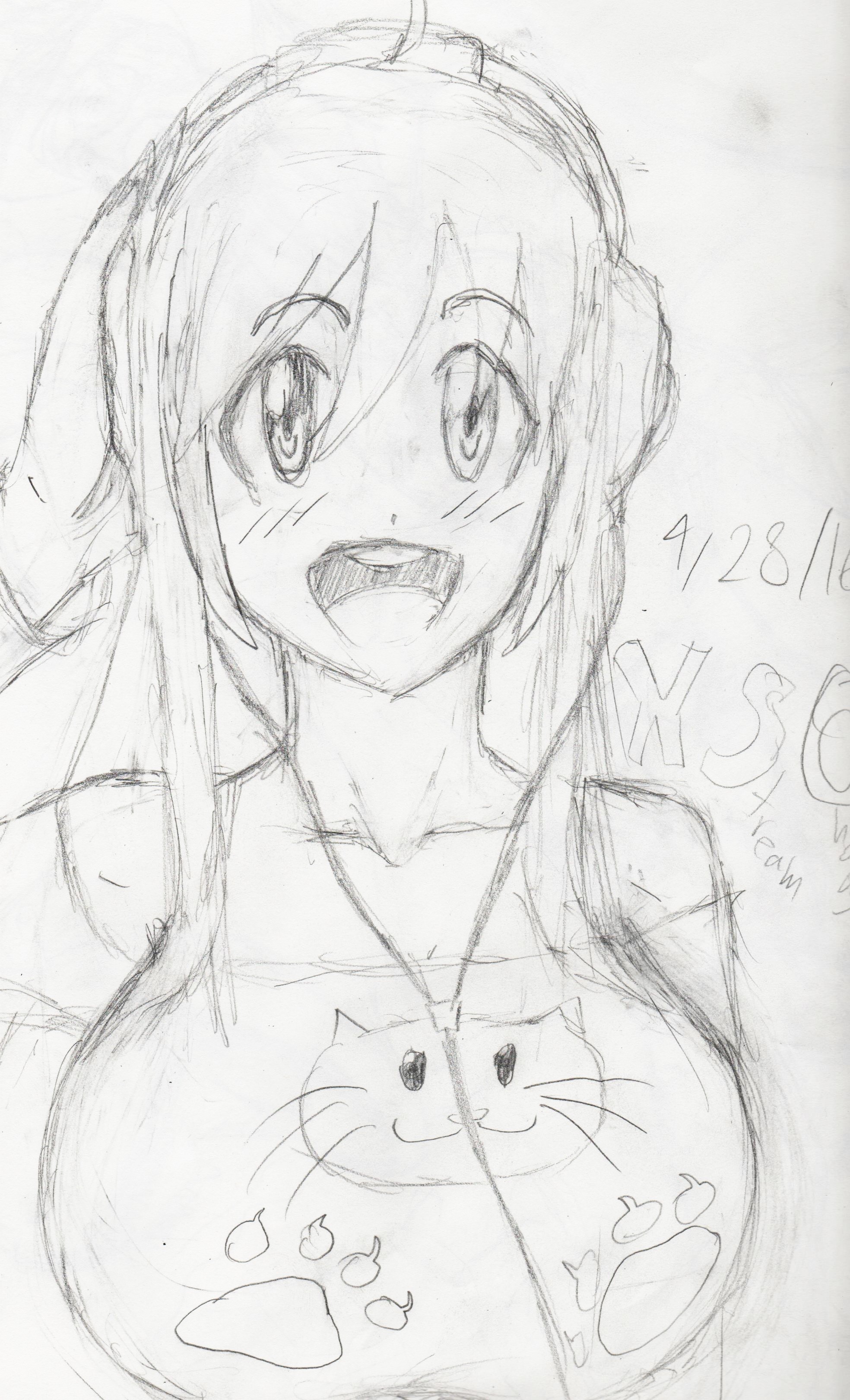 1968x3240 Anime Girl With Headphones By Xstreamchaosofficial