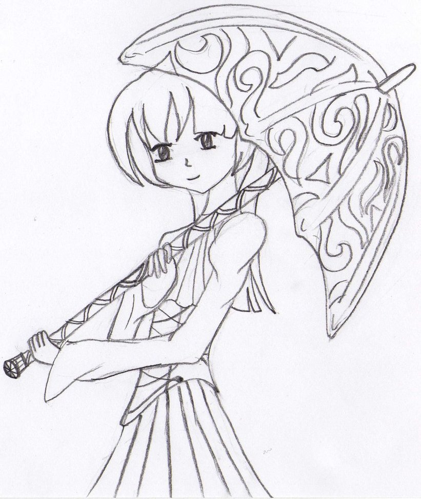 821x972 Umbrella Girl By Cottoncandysnow