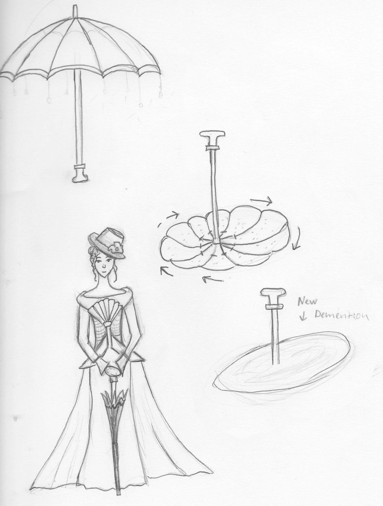 777x1028 Character Design Props Challenge Umbrella Girl By T Lana