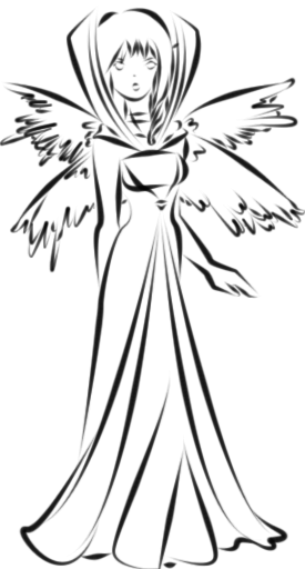 275x512 Just A Girl With Some Wings By Middeth