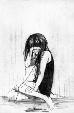 250x379 Drawing Girl Black And White Sad Manga Crying Beatricesgrave