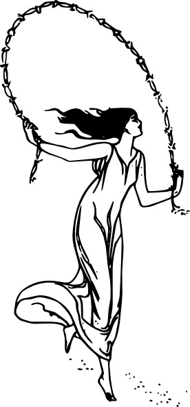 276x590 Girl Dancing Clip Art Free Vector In Open Office Drawing Svg