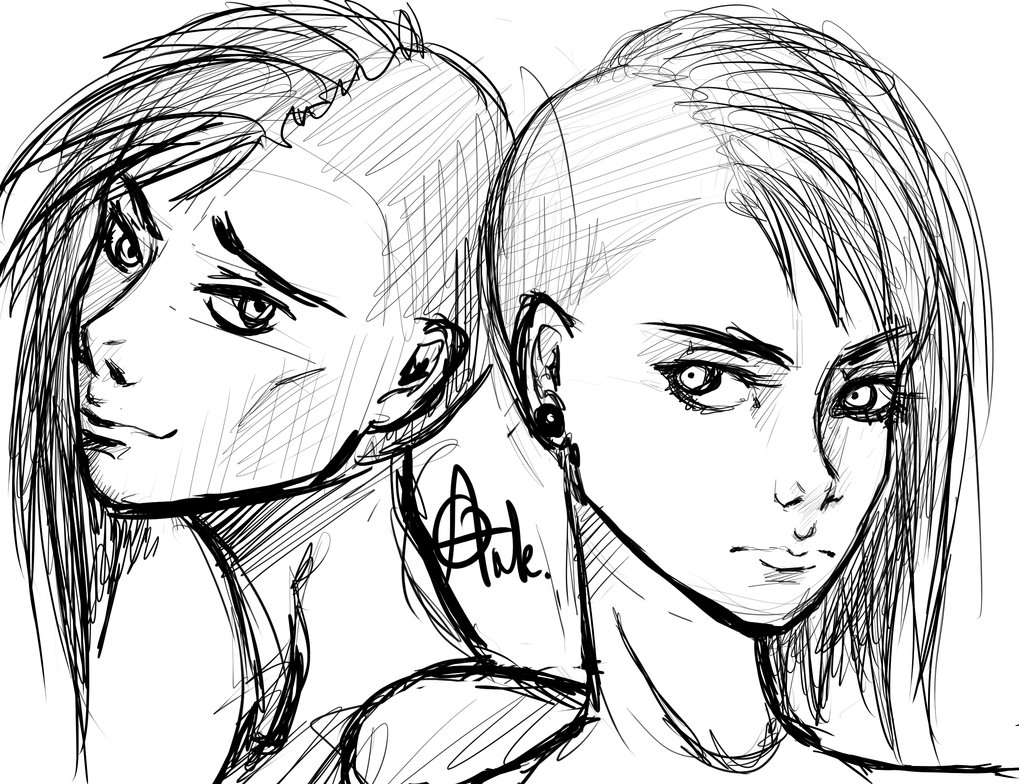 1019x784 Drawn Chick Punk