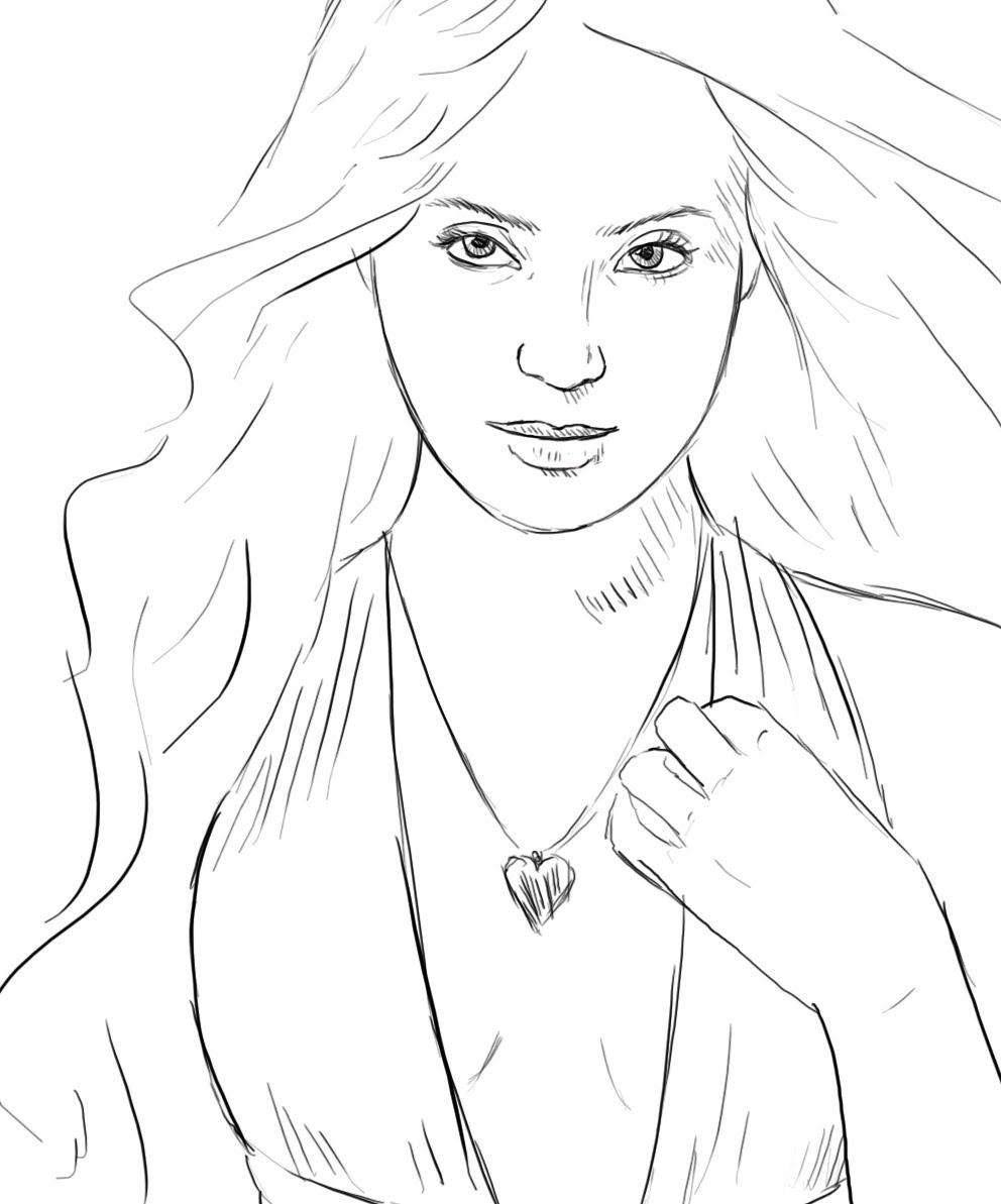 992x1193 Beautiful Faces Drawing