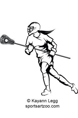 Girls Lacrosse Stick Drawing at PaintingValley.com | Explore collection ...