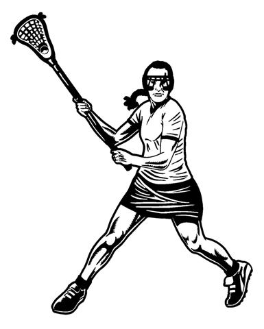 Girls Lacrosse Stick Drawing at GetDrawings | Free download