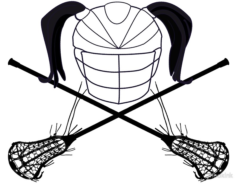 800x621 Black Hair Girls Lacrosse Sticks Lax Helmet, Sports Posters By