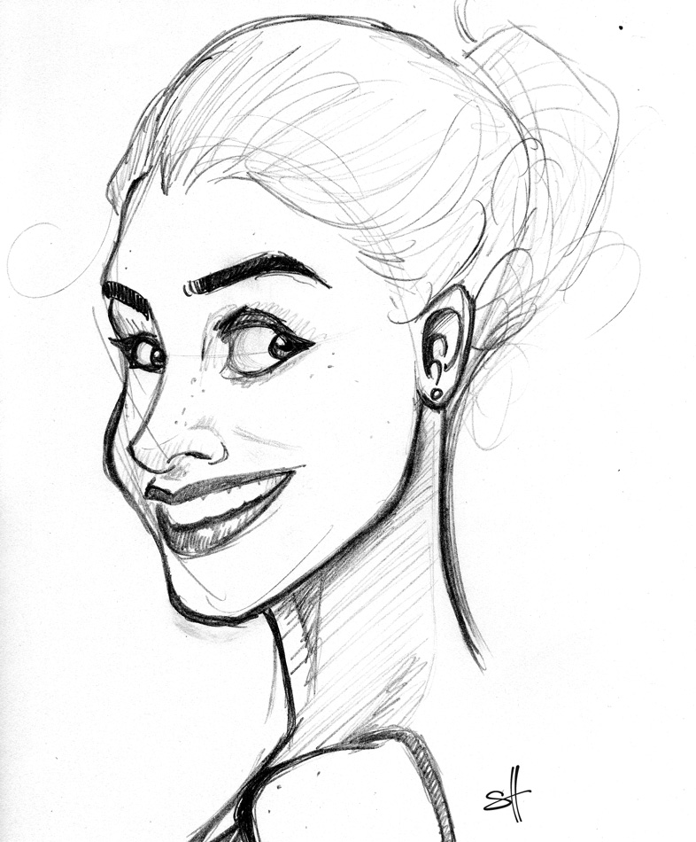 786x950 Girly Sketch By Scottzirkel