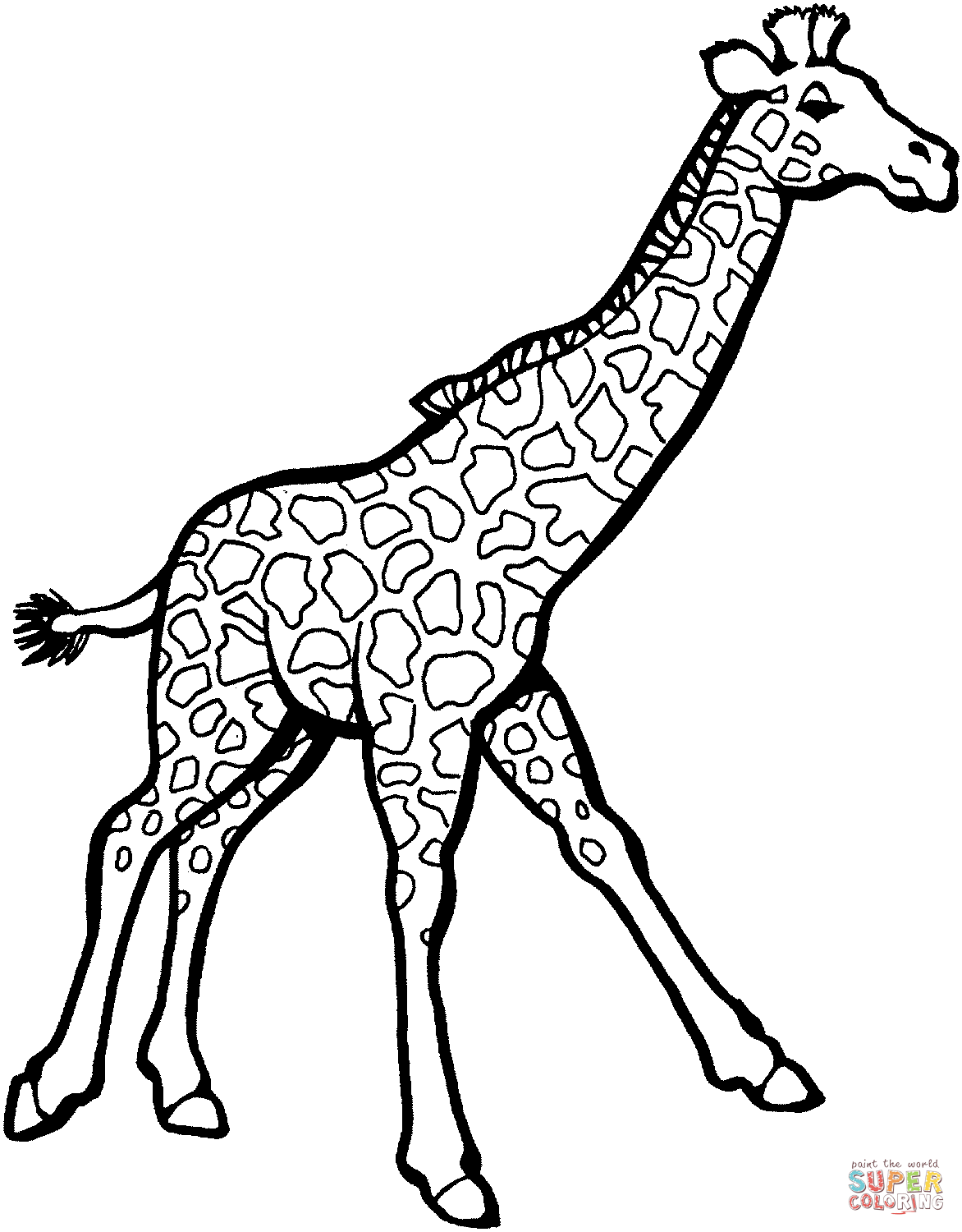 1172x1500 Giraffes Coloring Pages Free Coloring Pages