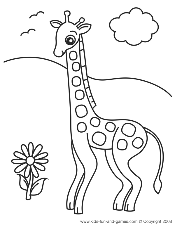 600x777 Best Giraffe Coloring Sheets Free 2984 Printable