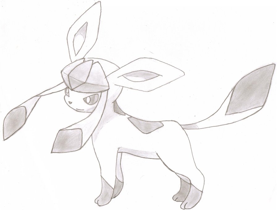 Glaceon Drawing at GetDrawings | Free download