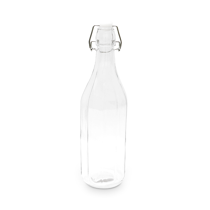 728x728 Buy Living Essence Glass Bottle Transparent Online In India