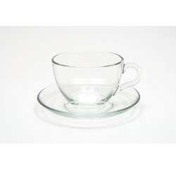 250x250 Maxwell Amp Williams 250 Ml Glass Blend Cup And Saucer, Transparent