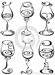 236x320 How To Draw Wine Glasses Step 3 Art Tutorials Wine