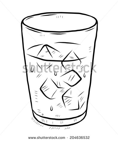 394x470 Drinking Glass Sketches